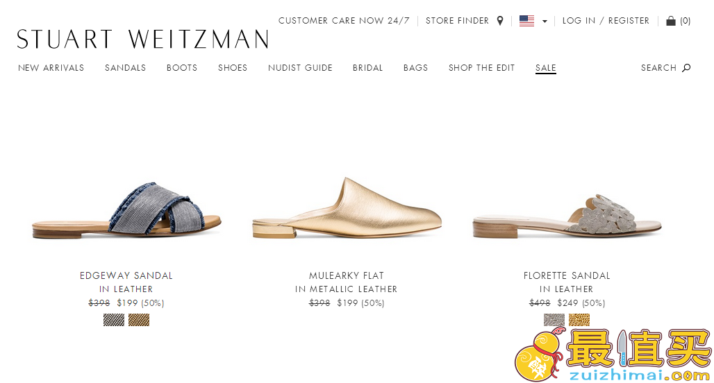 Stuart Weitzman 优惠码2017，Stuart Weitzman 官网现有春季女士美鞋5折热卖。